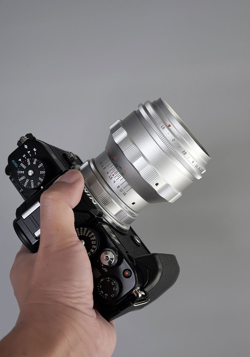 TTArtisan 75mm F1.5 M42 Mount Silver - Swirly Bokeh