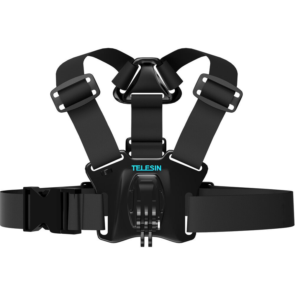 TELESIN Chest Strap with Dual-Mount/J-Hook - GoPro, Insta360