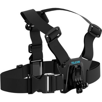 TELESIN Chest Strap with Dual-Mount/J-Hook - GoPro, Insta360