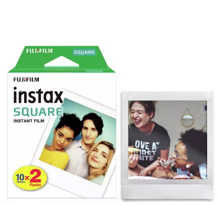 INSTAX FILM SQUARE TWIN PACK - (20 SHOTS)