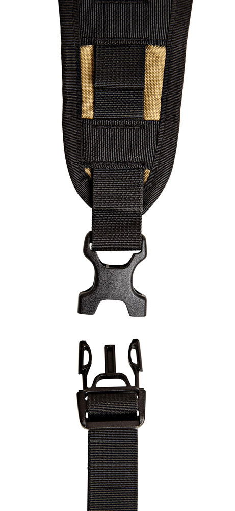 BlackRapid Delta FA Coyote Rifle Sling w/Carabiner(Sngl Pnt)