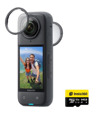 Insta360 X4 with 64GB Card Bundle