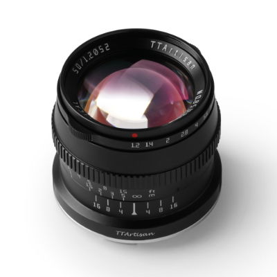 TTArtisan 50mm f1.2 APS-C for FUJI FX Mount Black