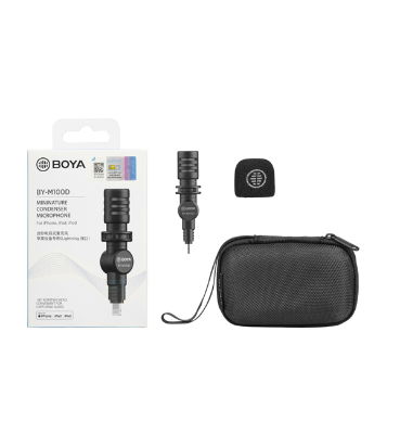 Boya Plug-in and Play Lightning Mic For iOS Devices