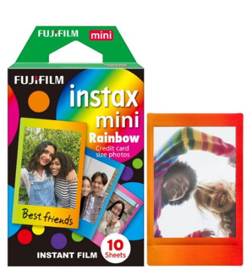 INSTAX MINI RAINBOW FILM PK OF 10EXP