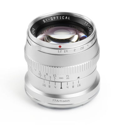 TTArtisan 50mm f1.2 APS-C for FUJI FX Mount Silver