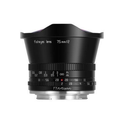 TTArtisan APS-C 7.5mm F/2.0 Canon M Mount Black