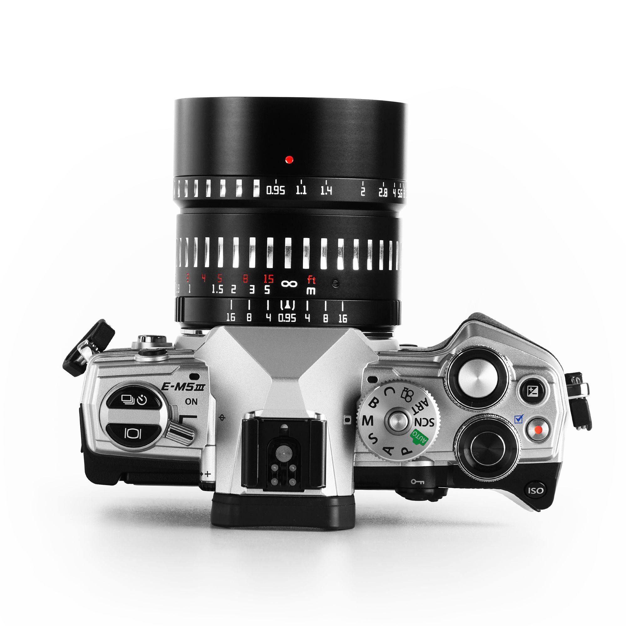 TTArtisan APS-C 50mm F/0.95 M43 Black & Silver