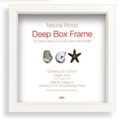 PI02371 Box Frame White 20x20