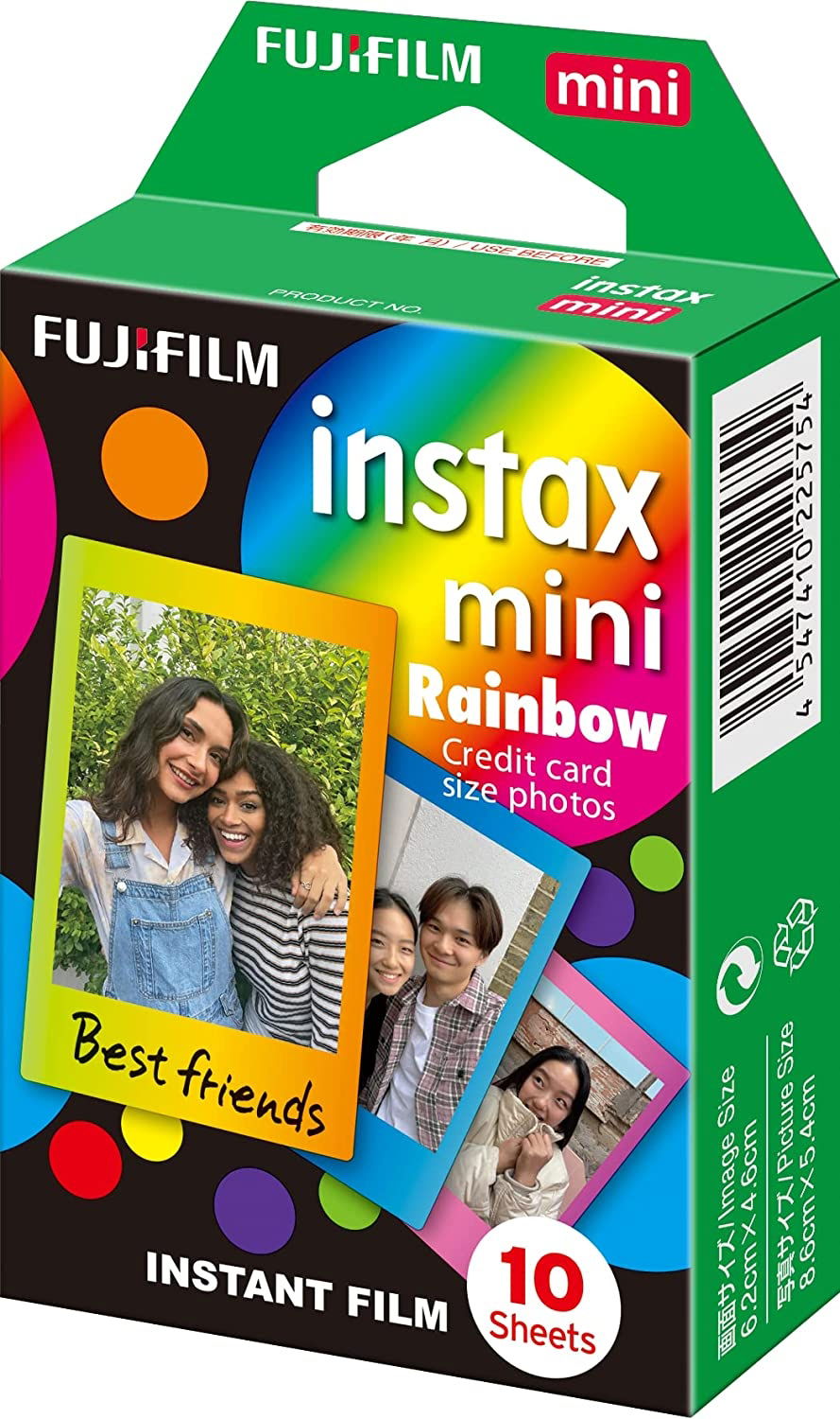 INSTAX MINI RAINBOW FILM PK OF 10EXP