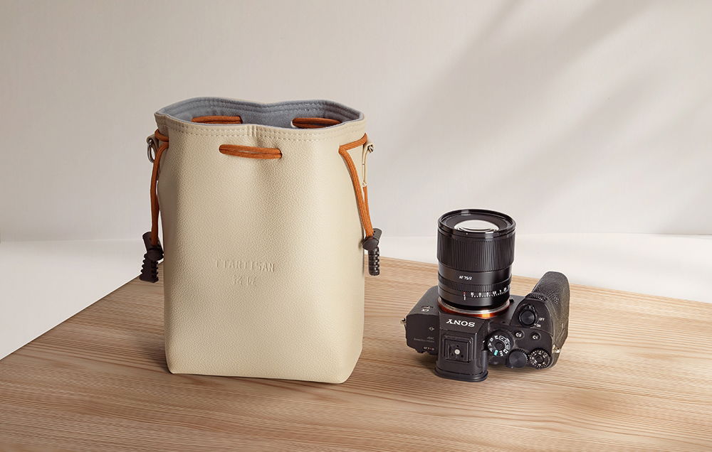 TTArtisan Lens / Camera Pouch - Cream