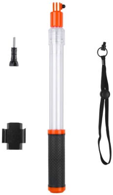 Telesin Transparent Floating Extendable Monopod Selfie Stick