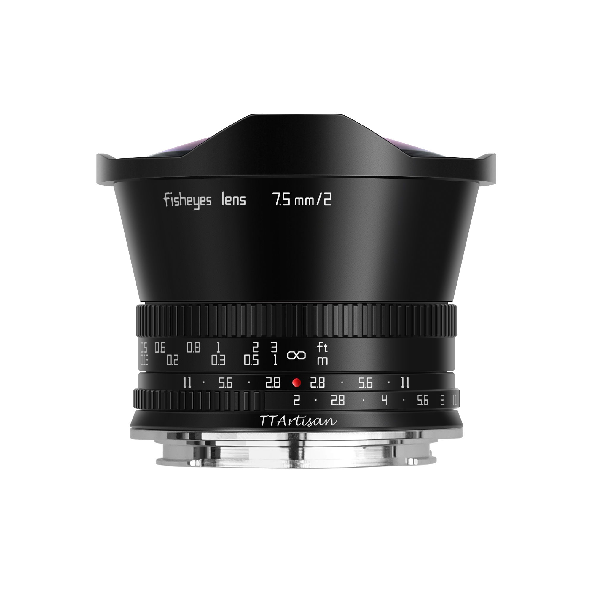 TTArtisan APS-C 7.5mm F/2.0 L Mount Black