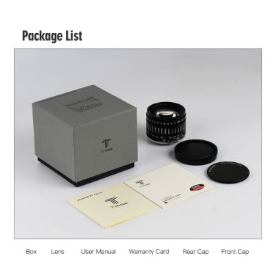 TTArtisan APS-C 35mm F0.95 L Mount Black & Silver