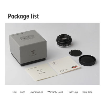 TTArtisan APS-C 25mm F2 X Mount Black