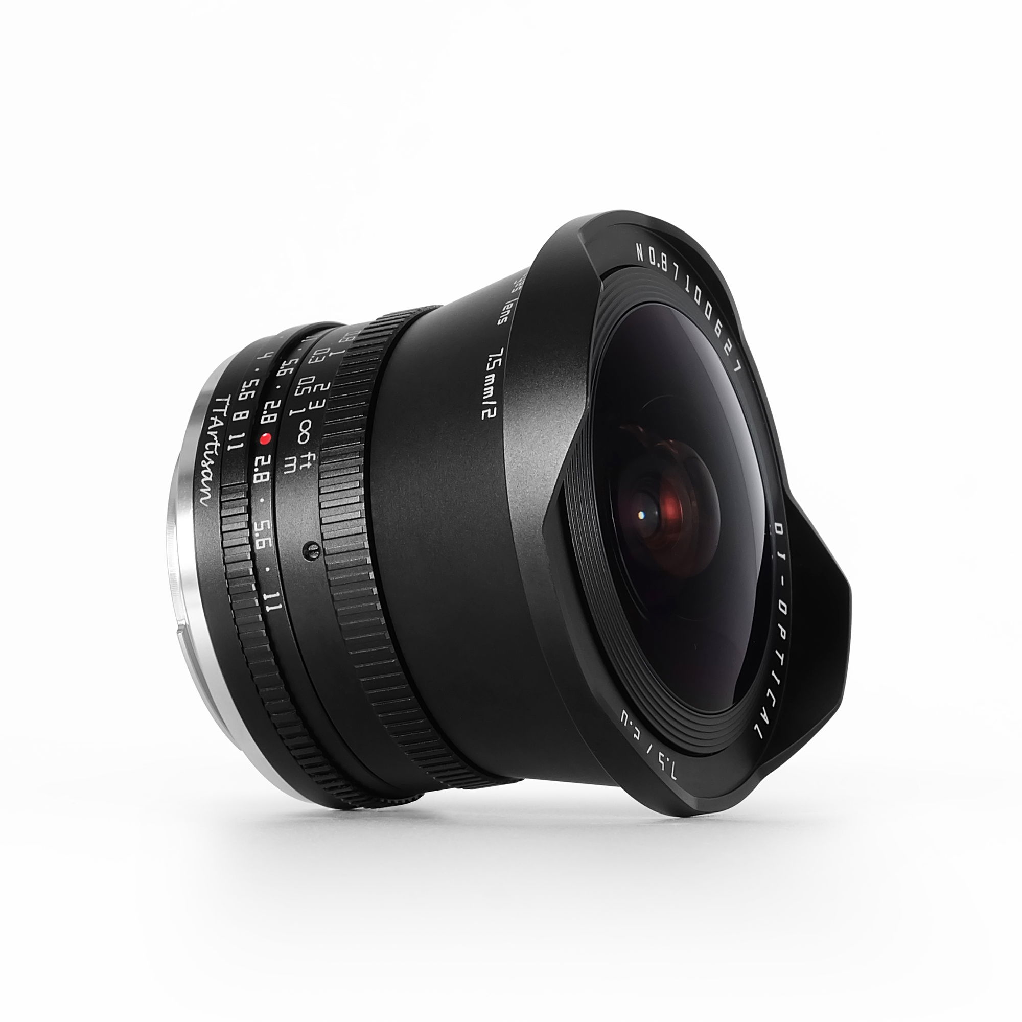 TTArtisan APS-C 7.5mm F/2.0 Canon M Mount Black