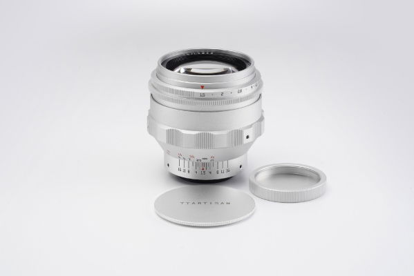 TTArtisan 75mm F1.5 M42 Mount Silver - Swirly Bokeh