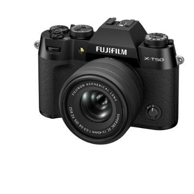 FUJIFILM X-T50 with XC15-45mmF3.5-5.6 OIS PZ Black