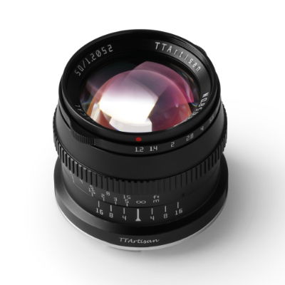 TTArtisan 50mm f1.2 APS-C for CANON M Mount Black