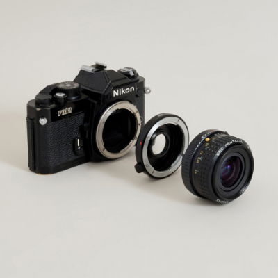 Urth Lens Adapter Pentax K Lens to Nikon F (Optical Glass)
