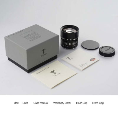TTArtisan APS-C 50mm F/0.95 FUJI X Black & Silver